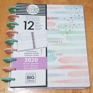 Classic Happy Planner Wellness Edition 2020 NWT